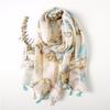 New Fashion Summer Women Scarf Bohemia Flower Beach Hijab Shawls and Wraps Female Foulard Echarpe Designer Pashmina Bandana