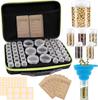 Grain Seed Storage Bottle & Portable 48-Compartment Bag Box