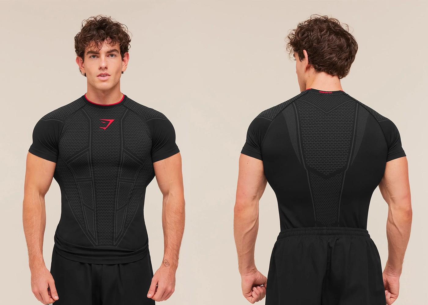 GYMSHARK Onyx V1 Vīriešu Elastīgs Apaļš