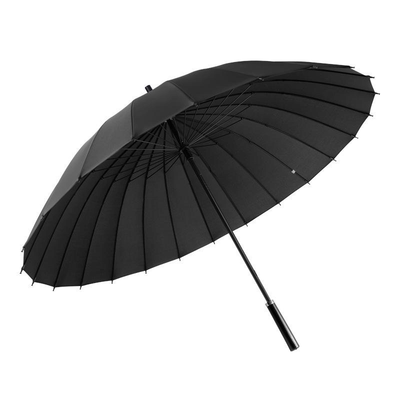 Women's High-End Automatic Long-Handled Umbrella with Straight Rod - Suitable for Rain or Shine and Men's Business Logo
