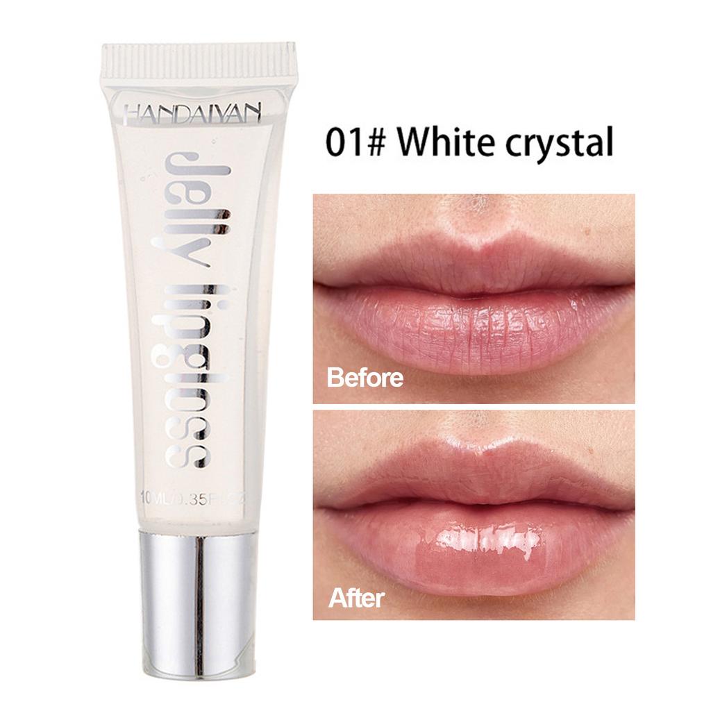 HANDAIYAN Mirror Moisturizing Glass Lip Gloss Candy Color Jelly Jelly Lip Color Tidal Lip Glaze