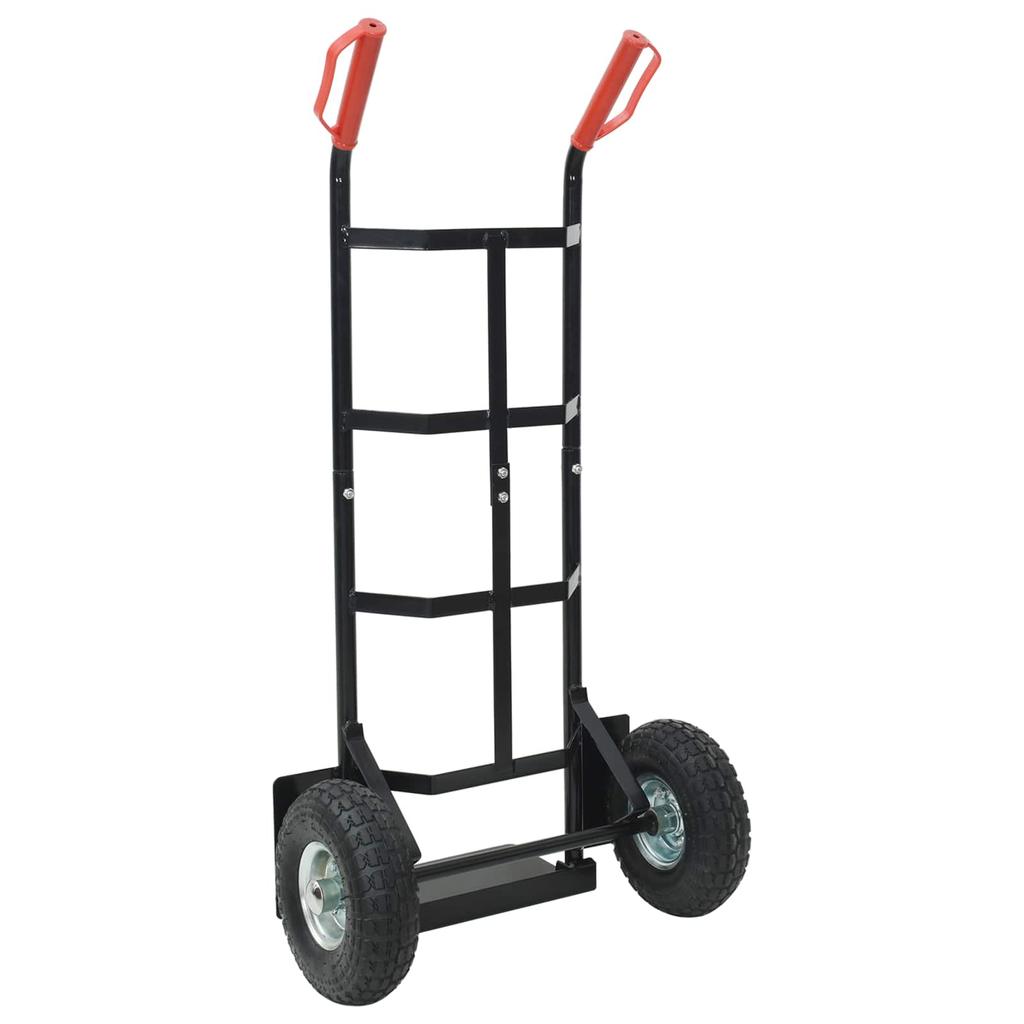 Extendable Hand Truck Black and Red 57 X 46 X 113 Cm Steel
