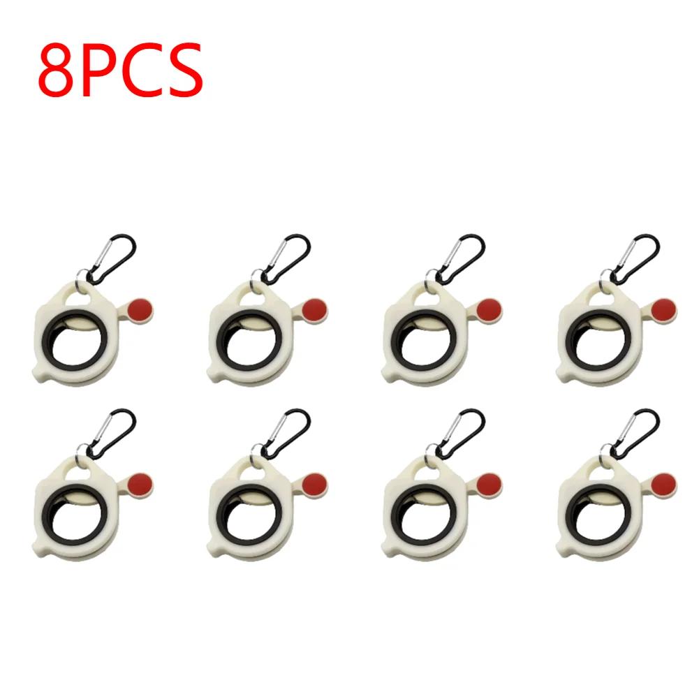 10-1Pcs Fluorescent Cable Tie Organizer Durable Plastic Storage Tools Portable Tie Holder Practical Wiring Cable Strap Organizer