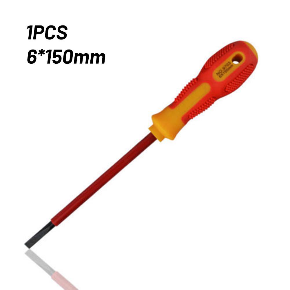 High Quality Insulated Electrical Hand Screwdriver Flat/Cross Head 1000V
