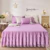 Bed Skirt Solid Color Bedspread Lace Style Bed Cover Falda De Cama Skin-friendly Mattress Protector (No Pillowcase)