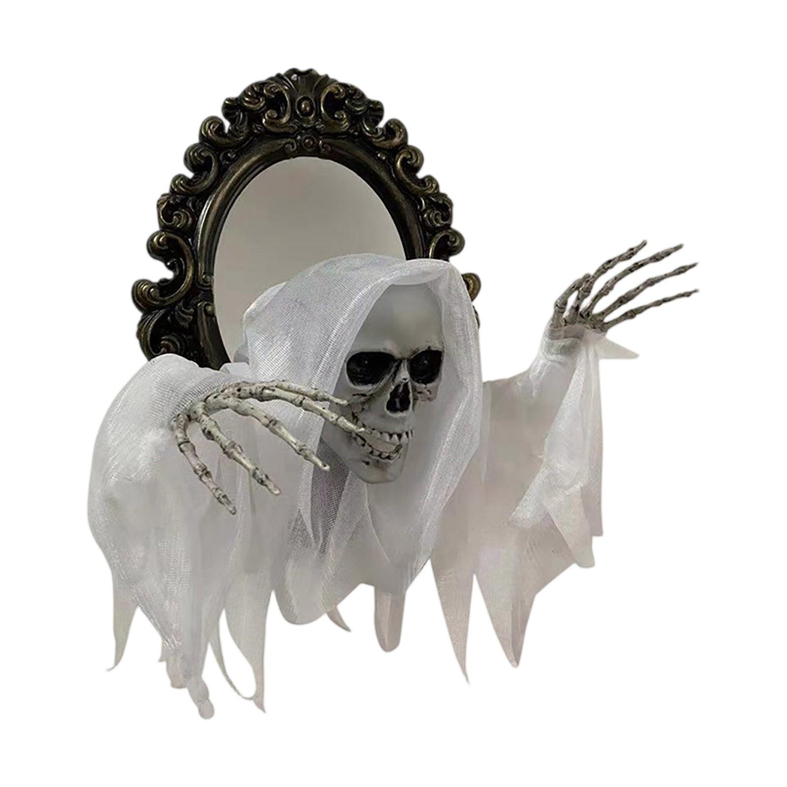 

Зеркало на Хэллоуин Подвеска Смерть, DIY Украшение для вечеринки на Хэллоуин, Подарки для друзей и семьи One Size