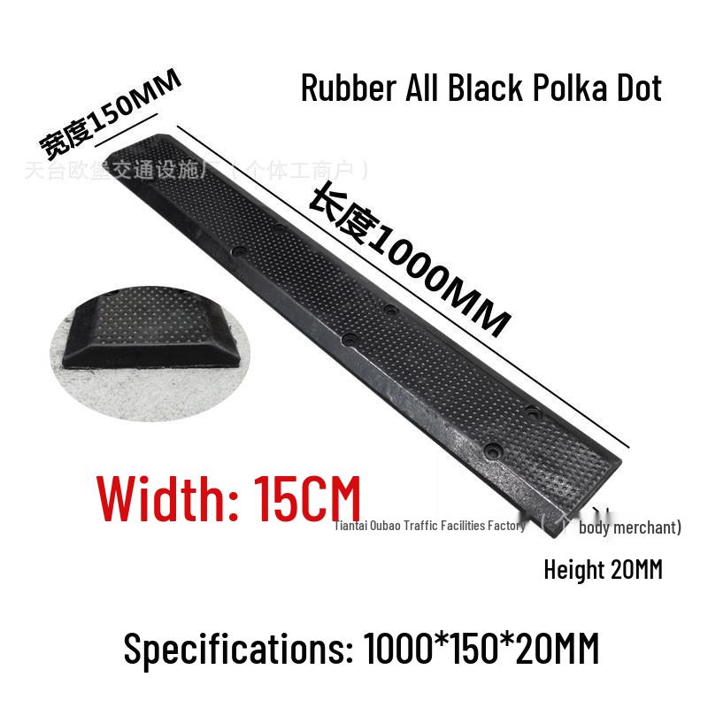 Non-Motorized Lane Mini Bump & Anti-Skid Strip for Bicycles and Pedestrians