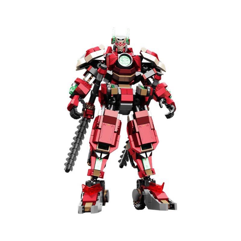 Magic Liqing Hai Shou Hong Four Heavenly Kings Mecha Lego-Compatible Building Blocks for Kids