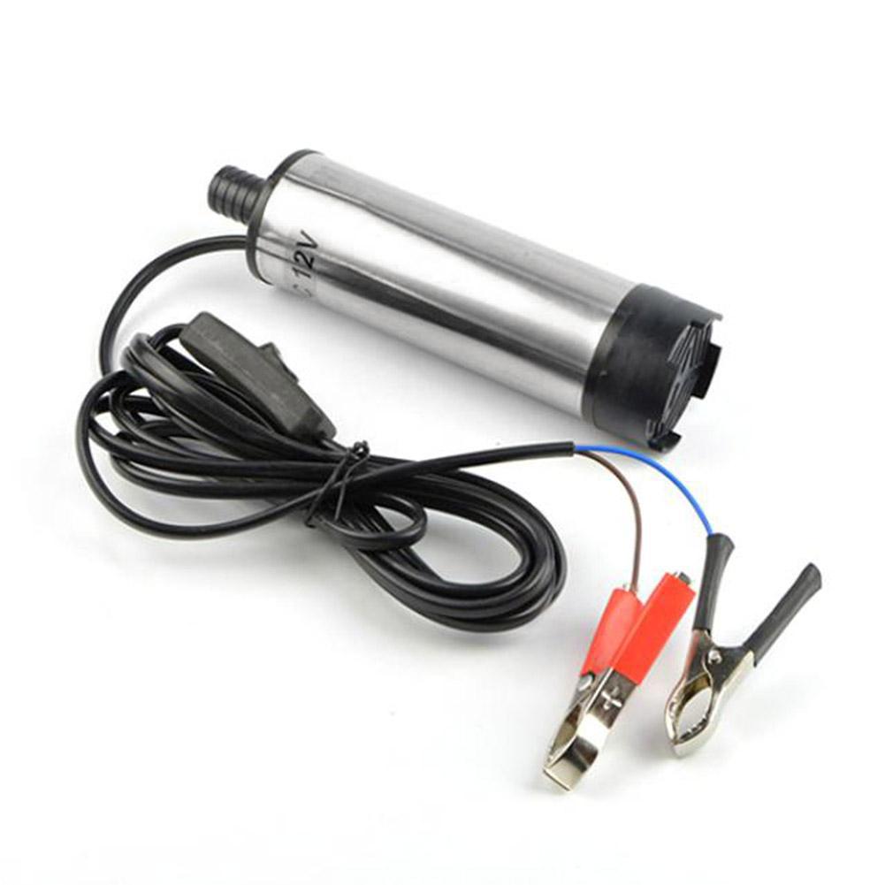 Dual Voltage Electric Oil and Water Submersible Pump - 12V/24V Diesel Transfer Pump