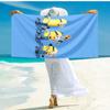 1pc Minions Adventure Poster Beach Towel,quick Drying Absorbent Beach Towel,outdoor Sports Swimming Beach towel,Soft and Comfortable Y7289