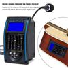 Bstinay 5-Band Preamp Piezo Pickup Acoustic Guitar EQ LCD Tuner Microphone Black