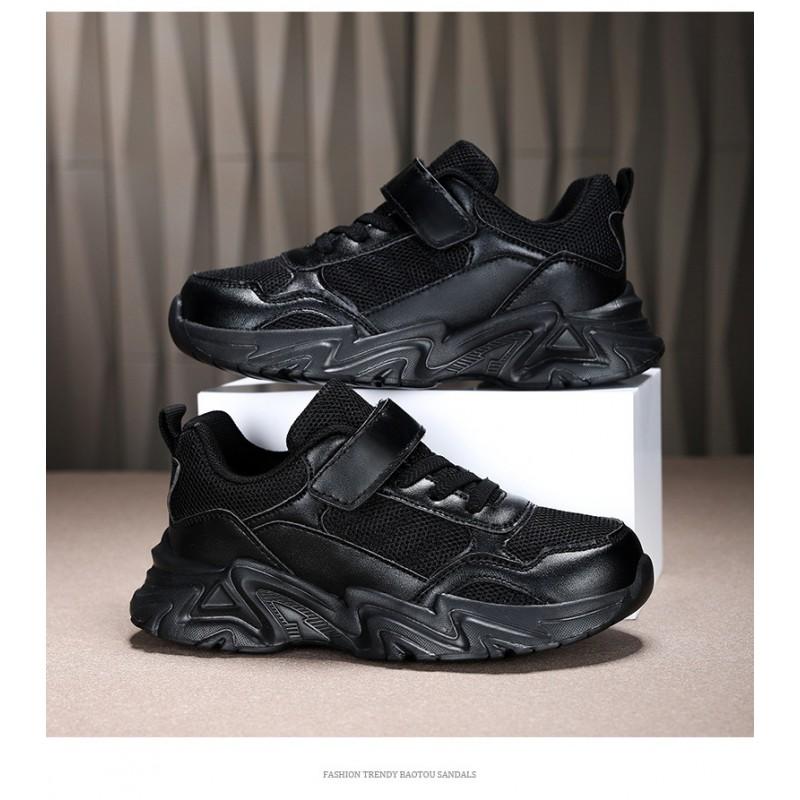 Kids Breathable Mesh Sneakers Boys Girls Lightweight Anti-Slip Casual Dad Shoes Size 28-39