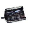 Leather Women's RFID Wallet Long Zipper Handbag Wallet Multi-card Position Card Bag Anti-degaussing Large Capacity Soft Cowhide