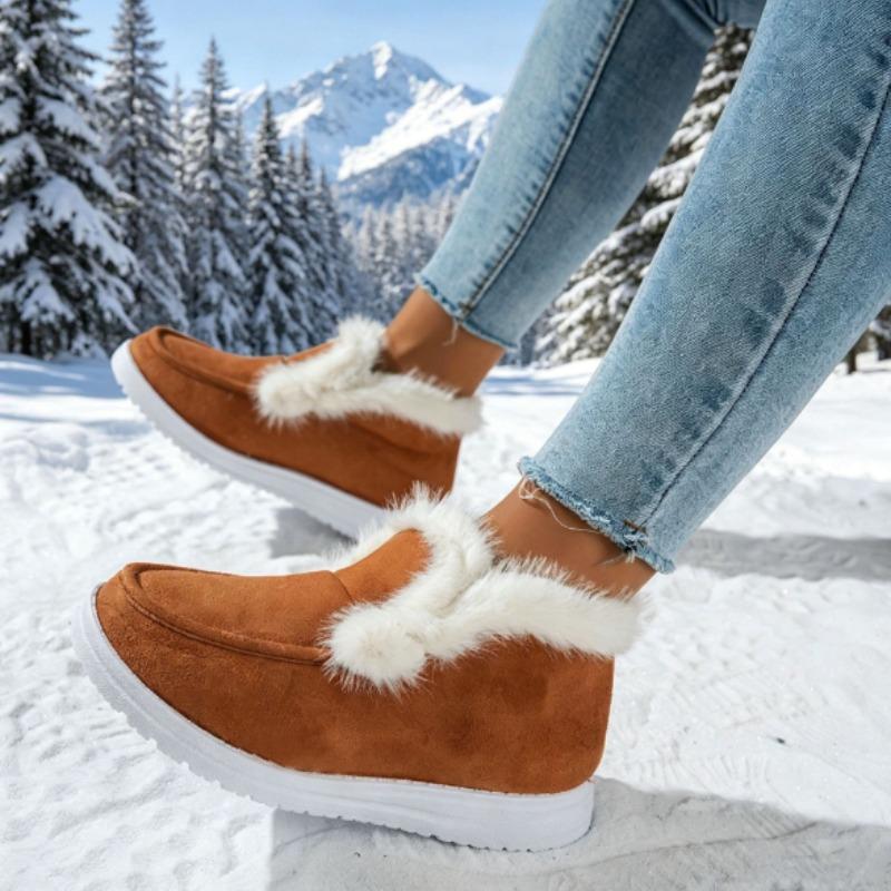 Women's Winter Warm Slip-On Shoes Outdoor Soft Comfortable Casual Shoes