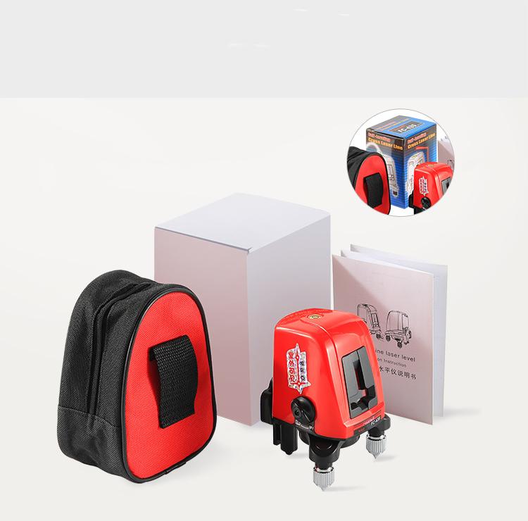 

1 шт. FC435 360-градусный самовыравнивающийся крестовый лазерный уровень 2 линии 1 точка с посылка None красный