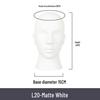Multifunctional Display Mannequin Head for Spray Paint Hat, Bow Tie, Glasses, and Mask Props