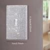Switch Panel Diamond Sticker US Standard Rhinestones Wall Plate Cover Rectangle Glitter Light Crystal Decorative Wall Plates