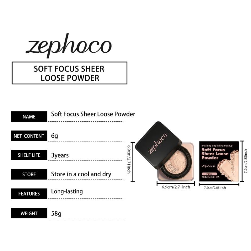Pink Soft Focus Sheer Loose Powder: Lightweight, Adheres Well, Delicate, Sheer, And Color-Enhancing Setting Powder.