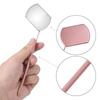 Large Rectangle Eyelash Inspection Mirror with Stainless Steel Handle