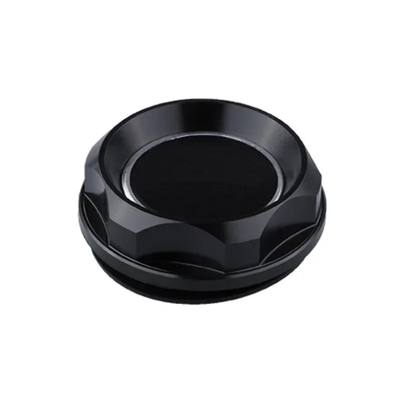 For MITSUBISHI Car Accessories JDM Aluminum Alloy Car Oil Fuel Tank Cover Ralliart Style Racing Engine Filler Machine Oil Cap Black with Logo
