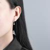 Tancise 925 Sterling Silver Zircon Earrings Drop Earrings For Women Wedding Party Gifts