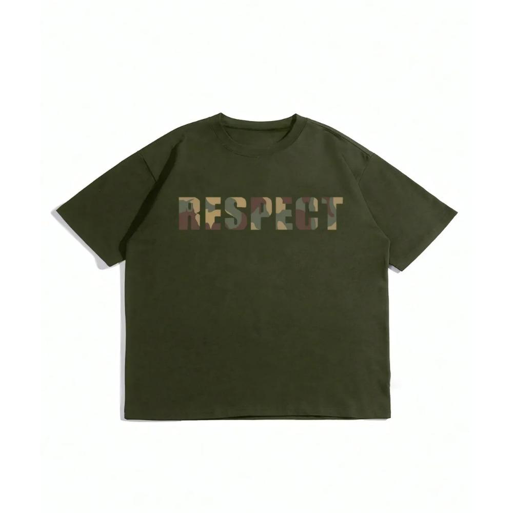 The 2025 Summer New Men's T-shirt Is Fashionable, Casual, Comfortable, Breathable and Letter-printed Polyester Men's Wear