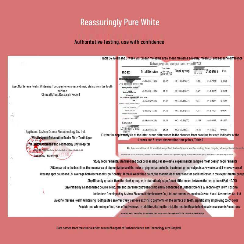 Avec Moi Serene Realm Whitening Toothpaste & Toothbrush Set