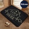 Home Floor Mat Non-Slip Absorbent Doormat Bathroom Bedroom Home Decor Rug