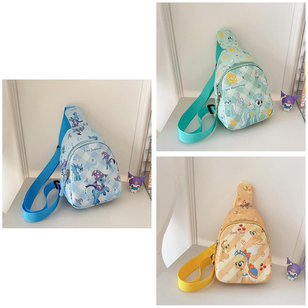 Stylish New Cartoon Chest Bag For Kids Lightweight Fashionable Ins Backpack For Boys And Girls