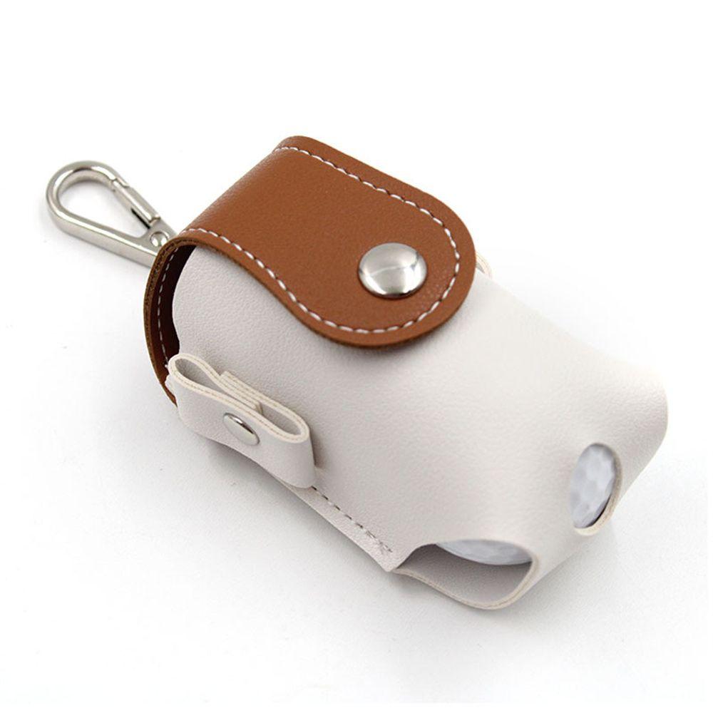 Portable Golf Accessories PU Leather Golf Tees Golf Belt Golf Ball Pouch Golf Mini Bag