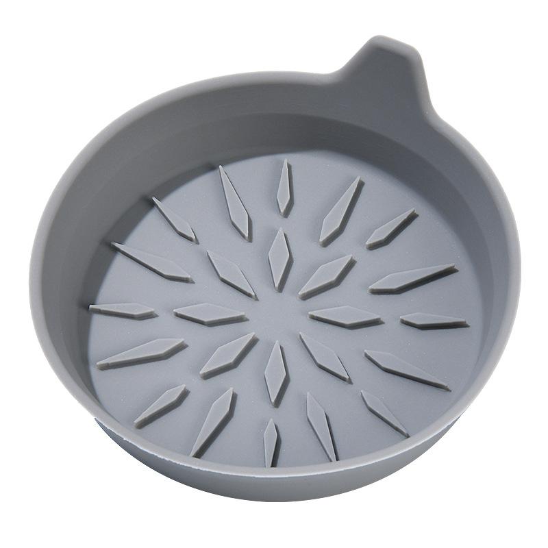 New Car Cup Coaster Snowflake Shaped Silicone Waterproof Non-Slip Sift-Proof Spill Saucer Mute Auto Interior Storage Accessories