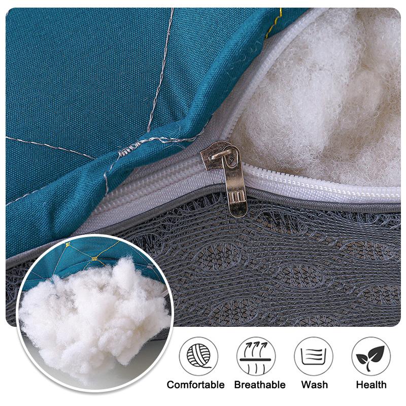 Oreiller cervical pour aider à dormir, protection de la colonne cervicale, oreiller de sommeil, aide au dos, protection de la taille, oreiller pour adultes et enfants, maison