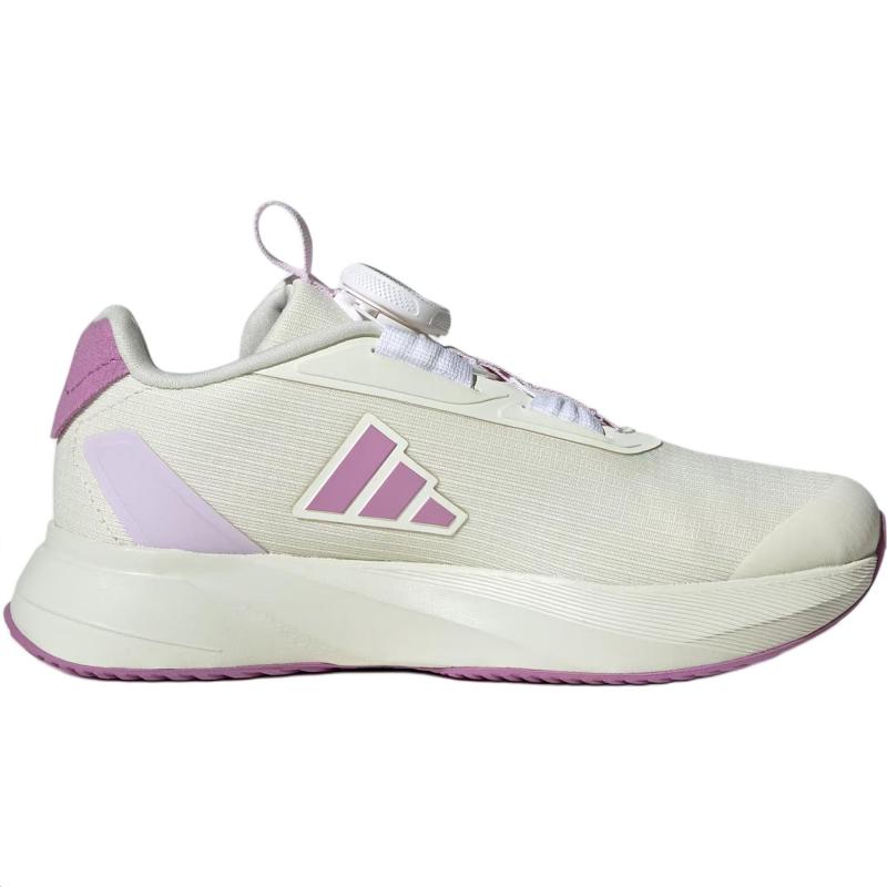 Adidas DURAMO SL Wear-Resistant Low-Top Kids Lifestyle Shoes White Purple Kids' Sneakers IE9102