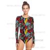 Womens Quick-Dry UV Protection Digital Print Wetsuit Snorkeling Surfing Swimming Water Sports