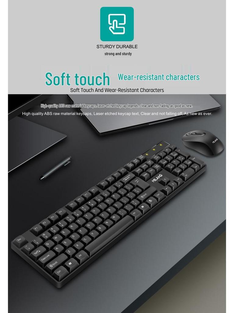 Wireless Mouse & Keyboard Set - Free Shipping, Perfect for Home, Office & TV Use