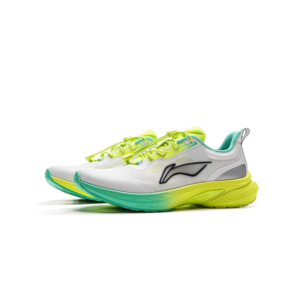 Li Ning Kids Running Cruise 2 V2 Stable Comfortable Breathable Low Top Running Shoes Men sneaker Standard-White YKFV050-1