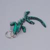 Adorable Multi Jointed Keyrings Creative 3D Printed Gecko Figurine Keychain Unique Backpack Decoration Accessories Gifts