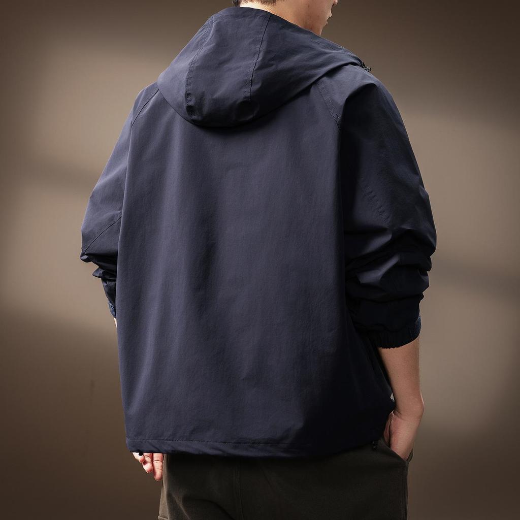 Premium Men's Trendy American Loose-Fit Hooded Jacket for Autumn