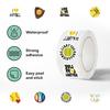500 Sheets/roll Tape Sports Softball Account Material Decorative Envelope Seal Sticker Dot DIY