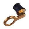 25mm Marine Boat Rubber Brass Snap Flip Deck Sealing Drain Plug Durable