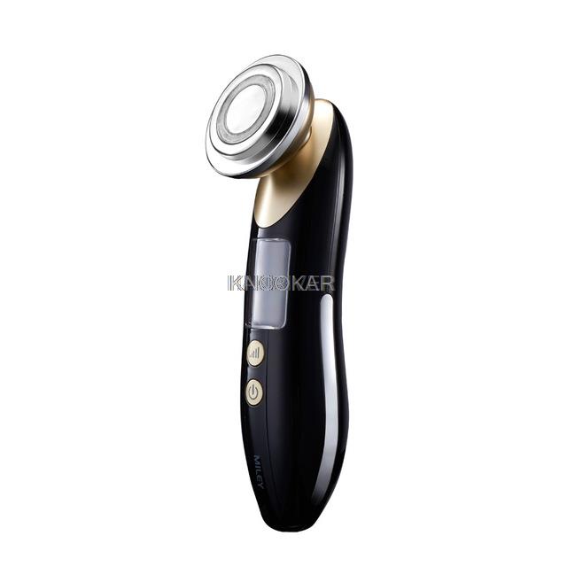 

New Beauty Instrument Face Photon Massage Instrument Lift EMS Rejuvenation Cleanser Warm Import Instrument чорний