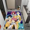 Fantasy Friends Adventure Themed Anti-Slip Rugs - Polyester Home Decor, Suitable for Bedrooms, Living Rooms, Doorways, Studios, and Decorations