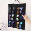 1pc Wall Mounted Black/White Foldable Glasses Storage Bag Sunglasses Glasses Box Hair Accessories Storage Hanging Bag