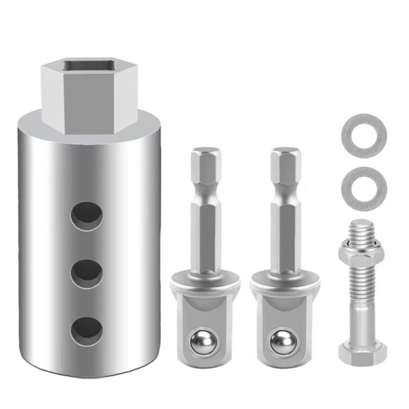 Multipurpose Trailer Jacks Drill Adapters Stainless Steel Handle Cordless Drill Adapters Electric Drill Accessories