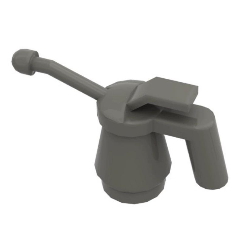 50g Building Blocks Spare Parts - MOC Compatible Minifigure Props: Round Oil Can Standard