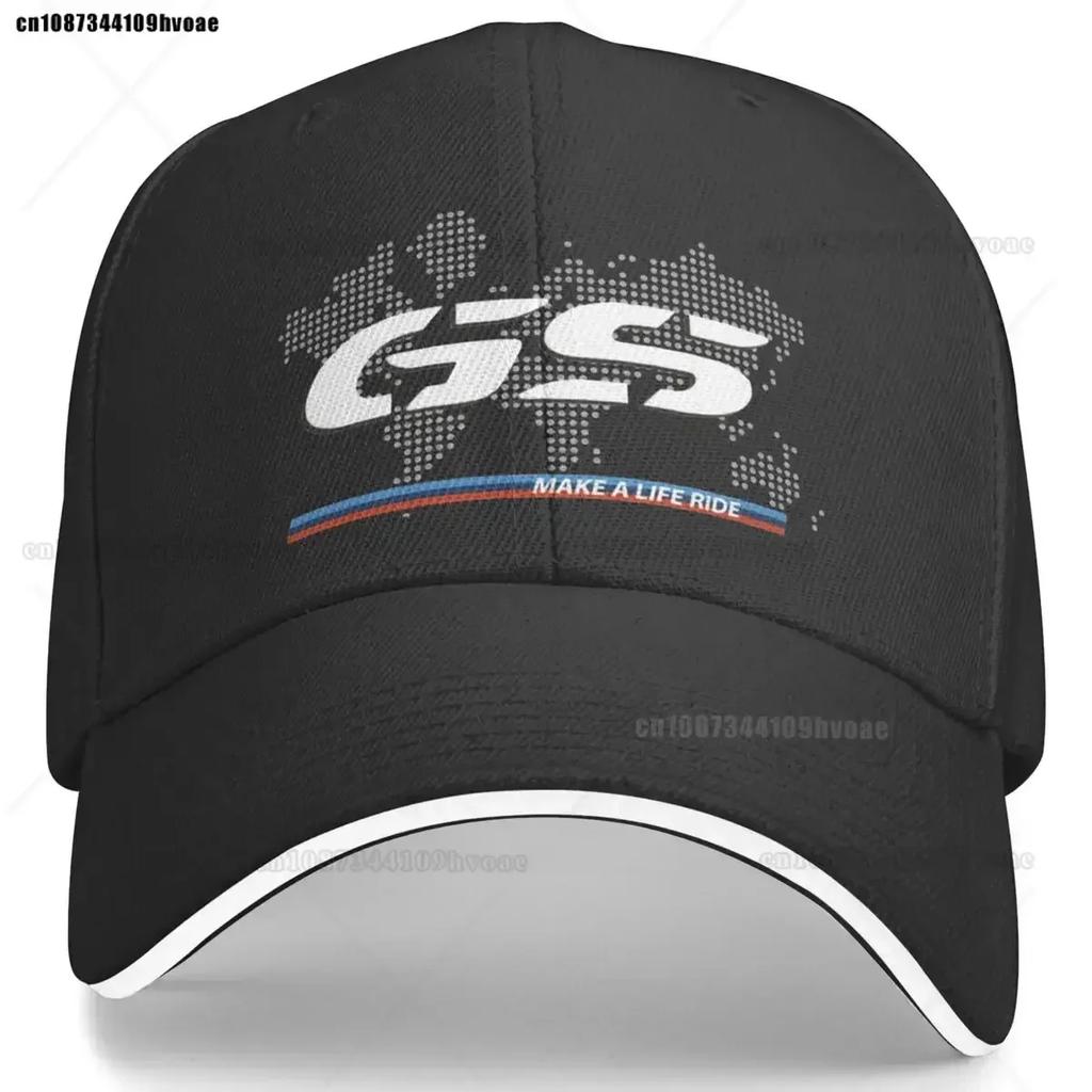 Motorcycle GS World Map Racing Baseball Cap Outfits Motocross Hat Motor Cross Enduro Race Trucker Hats Adjustable Fit