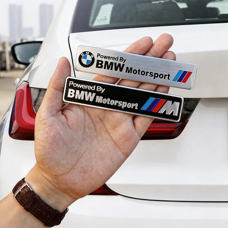 3D Aluminum Car Styling Sticker Body Trunk Decoration Decal Accessories For BMW G80 G06 G07 G42 G14 G15 G16 F82 F20 F21 F83 M2 M