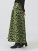 Ray Beams Women's Floral Jacquard Flared Skirt, Green 0