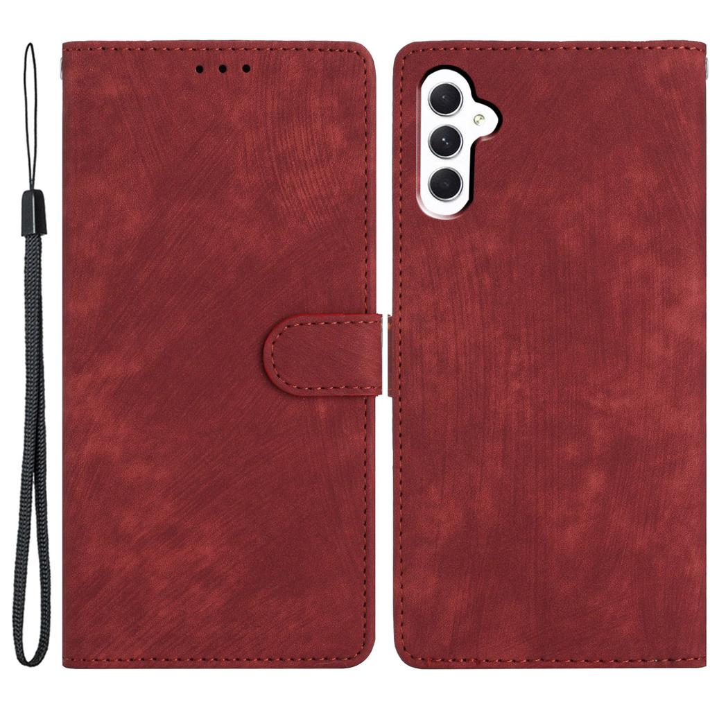 For Samsung Galaxy A36 5G Case with Card Clots Skin-Touch PU Leather Phone Cover Stand