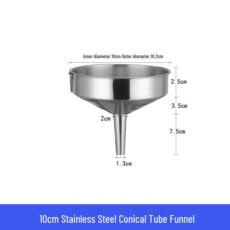 Heavy-Duty Stainless Steel Large Funnel for Industrial Fuel and Oil Press Machines